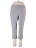 Patchington Solid Gray Active Pants Size 16 - photo 1