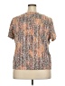 Ruby Rd. Silver Short Sleeve Blouse Size 2X - photo 2