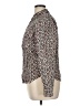 Pilcro Animal Print Ivory Long Sleeve Blouse Size XL (petite) - photo 5