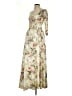 Pink Blush Floral Ivory Casual Dress Size S (estimated) - photo 1