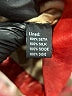 Moschino 100% Silk Red Gloves Size 7 - photo 8