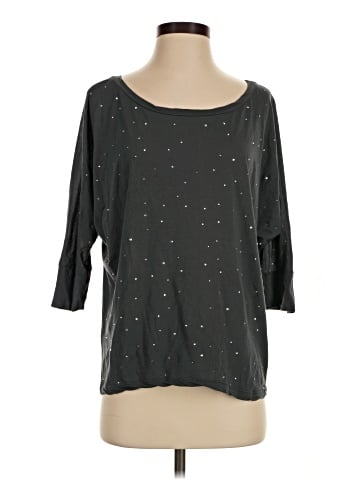 Velvet 3/4 Sleeve Top (view 1)