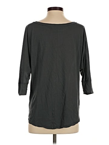 Velvet 3/4 Sleeve Top (view 2)