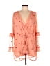 Glamorous 100% Nylon Stars Orange Romper Size 12 - photo 1