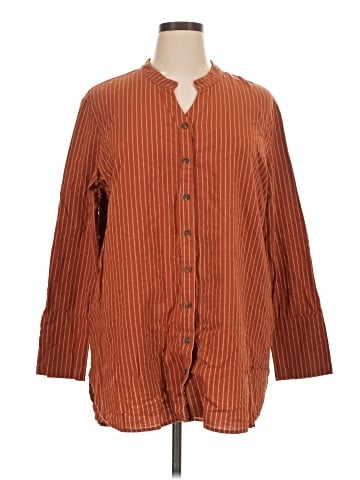 Evy's Tree Long Sleeve Button-Down Shirt (view 1)