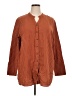 Evy's Tree Orange Long Sleeve Button-Down Shirt Size 1X - photo 1
