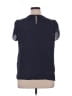 Fun2Fun 100% Polyester Blue Short Sleeve Blouse Size XL - photo 2