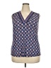 Daniel Rainn Blue Sleeveless Blouse Size XXL - photo 1