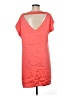 DKNY 100% Polyester Solid Orange Casual Dress Size 8 - photo 2