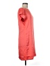 DKNY 100% Polyester Solid Orange Casual Dress Size 8 - photo 4