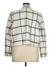 ELOQUII Checkered-gingham Ivory Jacket Size 16 Plus - photo 2