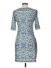 Max Studio Print Blue Cocktail Dress Size L - photo 2