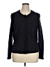 Ann Taylor LOFT Purple Black Cardigan Size XL - photo 1