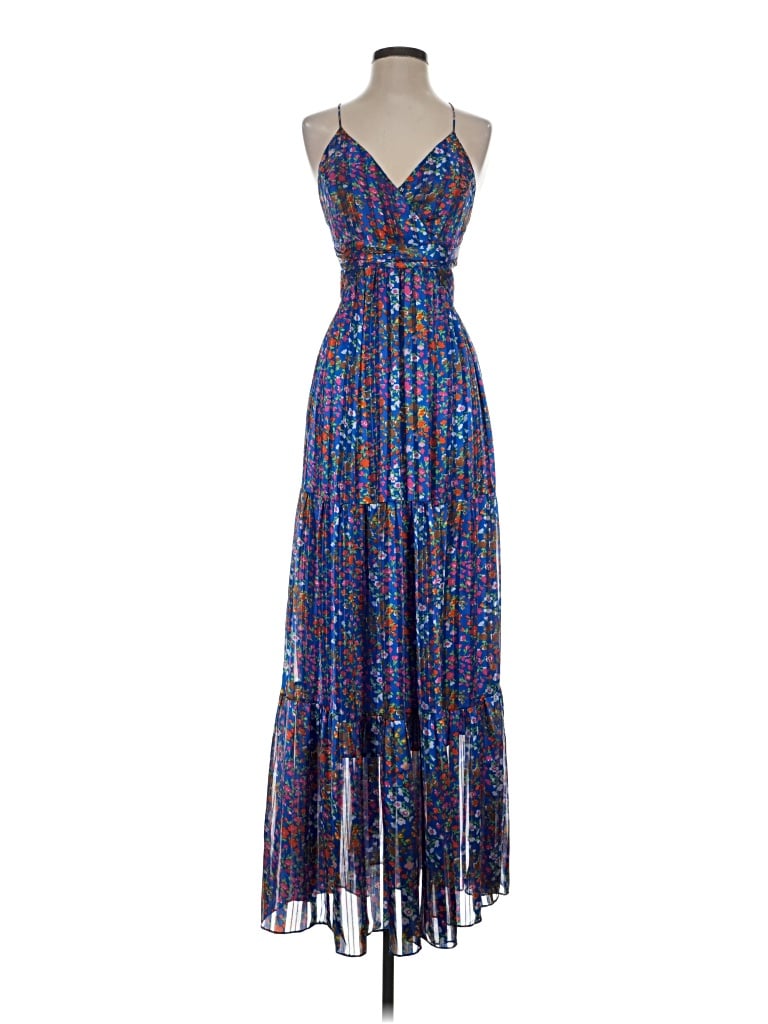 Pre-owned Ba&sh Cocktail Dress In Blue