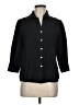 Versailles Black 3/4 Sleeve Button-Down Shirt One size - photo 1