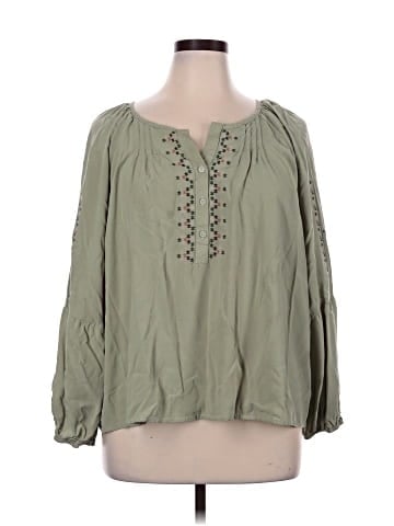 Grace + Karma 3/4 Sleeve Blouse (view 1)