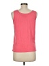Basic Editions Pink Sleeveless Blouse Size M - photo 2