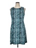 AB Studio Tweed Teal Cocktail Dress Size XL - photo 1