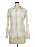 Mudd Plaid Ivory Long Sleeve Button-Down Shirt Size M - photo 1
