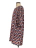 Ichi 100% Polyester Print Orange Casual Dress Size S - photo 5