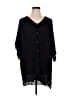 Hurley 100% Rayon Black 3/4 Sleeve Blouse Size XL - photo 1
