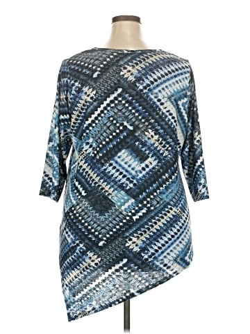 Karen Kane 3/4 Sleeve Blouse (view 2)