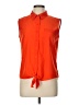 Boston Proper Orange Sleeveless Button-Down Shirt Size 12 - photo 1
