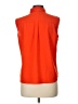 Boston Proper Orange Sleeveless Button-Down Shirt Size 12 - photo 2