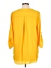 Chaus 100% Polyester Yellow 3/4 Sleeve Blouse Size L - photo 2