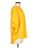 Chaus 100% Polyester Yellow 3/4 Sleeve Blouse Size L - photo 4
