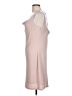 BCBGeneration Solid Pink Cocktail Dress Size L - photo 5