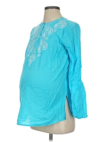 Motherhood 3/4 Sleeve Blouse (view 1)