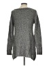 AB Studio Metallic Silver Pullover Sweater Size L - photo 2