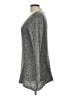 AB Studio Metallic Silver Pullover Sweater Size L - photo 5
