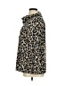 Chaus Animal Print Brown Long Sleeve Blouse Size XL - photo 5