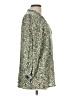 Monday Fun 100% Rayon Floral Green 3/4 Sleeve Blouse Size L - photo 4