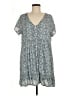 Heyson 100% Rayon Paisley Blue Casual Dress Size M - photo 1