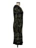 Peruvian Connection Paisley Black Cocktail Dress Size L - photo 4