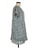 Heyson 100% Rayon Paisley Blue Casual Dress Size M - photo 4