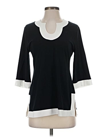 Soft Surroundings 3/4 Sleeve Top (view 1)
