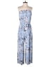 Collective Concepts Paisley Blue Jumpsuit Size M - photo 1