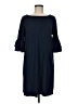 Halogen Solid Blue Casual Dress Size M - photo 1