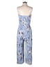 Collective Concepts Paisley Blue Jumpsuit Size M - photo 2