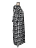 Boohoo 100% Polyester Graphic Gray Casual Dress Size 8 - photo 4