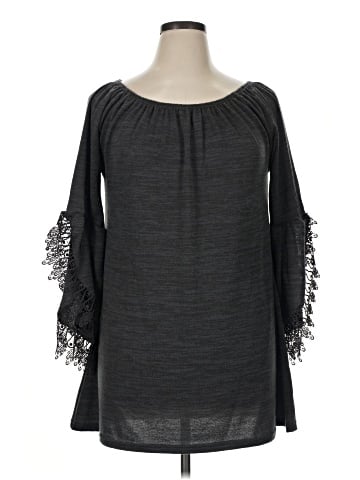 Win Win 3/4 Sleeve Blouse (view 1)