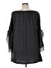 Win Win Black 3/4 Sleeve Blouse Size XL - photo 2