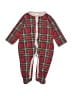 Mud Pie Plaid Red Short Sleeve Onesie Size 6-9 mo - photo 1