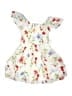 Old Navy 100% Cotton Floral White Dress Size 8 - photo 1