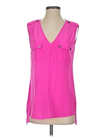 Trina Turk Sleeveless Silk Top (view 1)