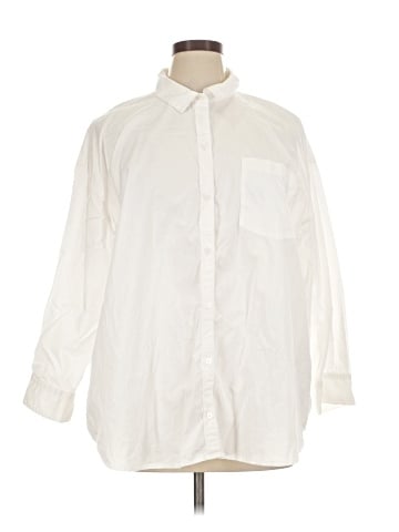 Old Navy 3/4 Sleeve Button-Down Shirt (view 1)